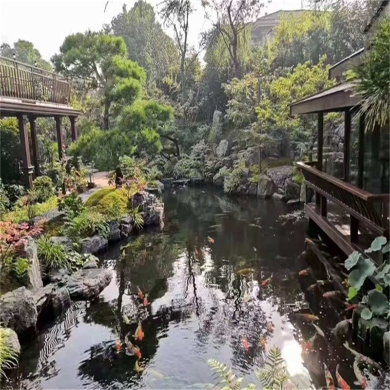 东海庭院假山鱼池样式